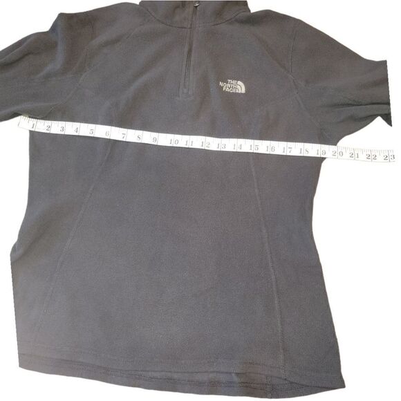 The North Face Sweater Pullover Black Polartec Fleece Long Sleeve S - Picture 7 of 8